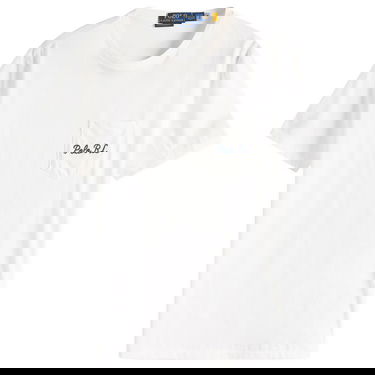 Tričko Polo by Ralph Lauren Ralph Lauren Custom Slim Fit Pocket T-Shirt Biela | 710969631001, 0