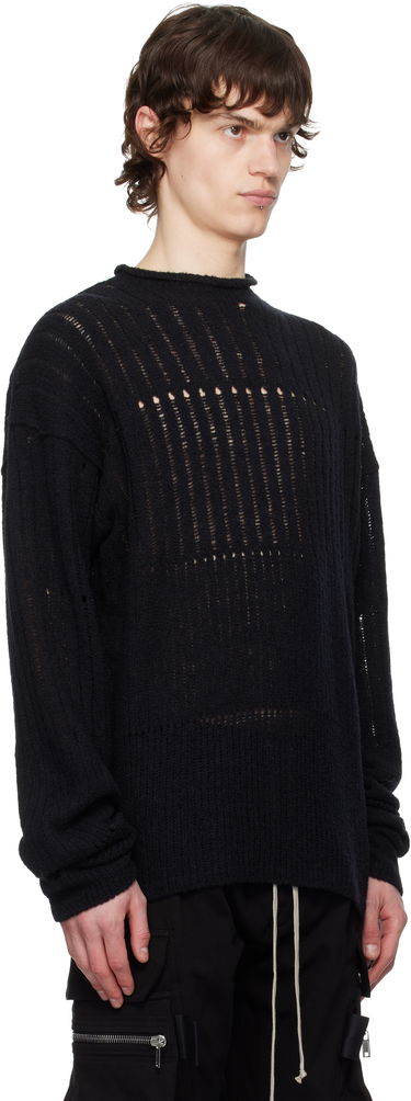 Sveter Rick Owens Rick Owens Hollywood Oversized Knit Sweater Béžová | RU01E5681 KGRID, 4