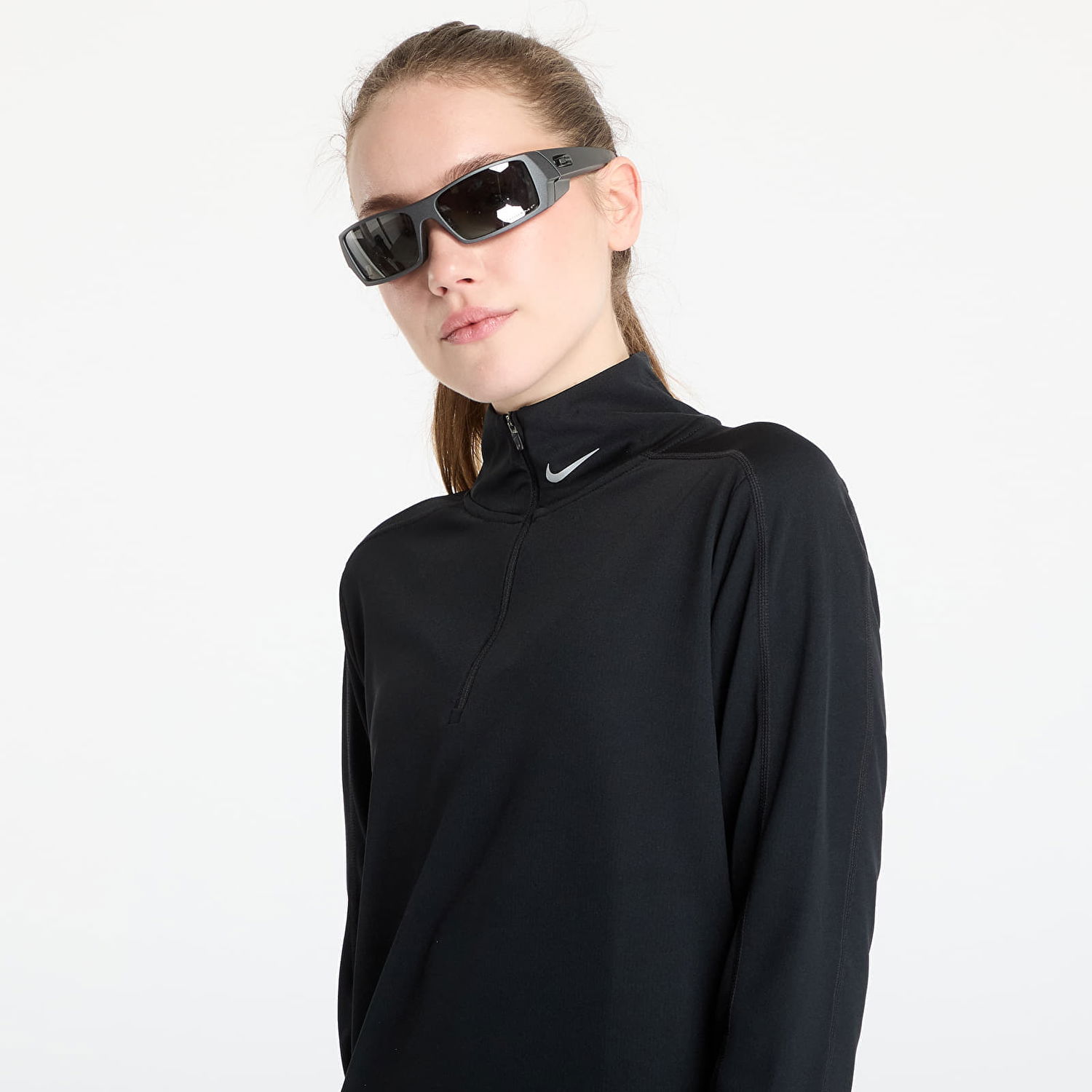 Mikina Nike Pacer Dri-FIT 1/4-Zip Running Top Čierna | HV6958-010, 1