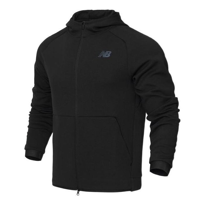 Mikina New Balance Sportswear Tech Fleece Windrunner Jacket Čierna | AMJ21178-BK