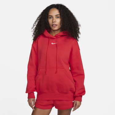 Mikina Nike Nike Sportswear Phoenix Fleece Hoodie Červená | DQ5860-657, 1
