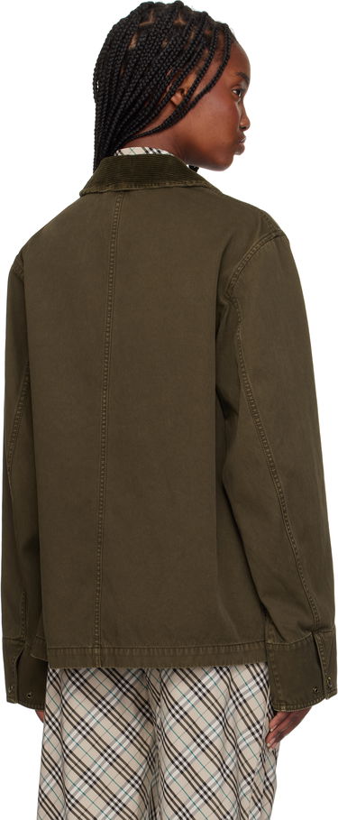 Bunda Burberry Burberry Cotton Field Jacket Zelené | 8101709, 2