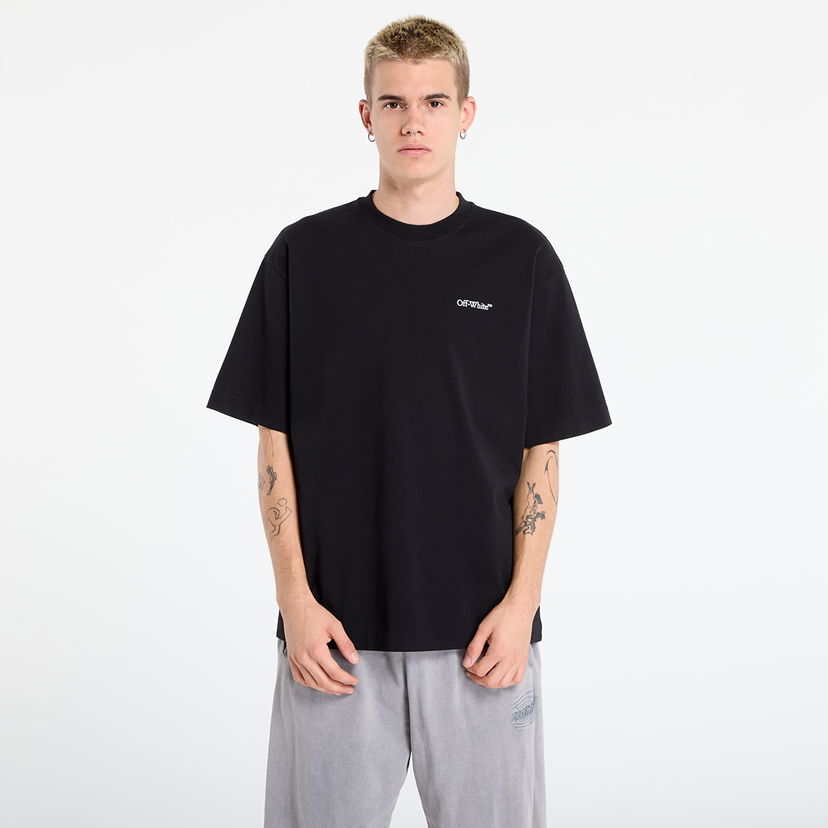 Tričko Off-White Off-White Half Arrow Skate S/S T-Shirt Čierna | OMAA120F25JER0131001
