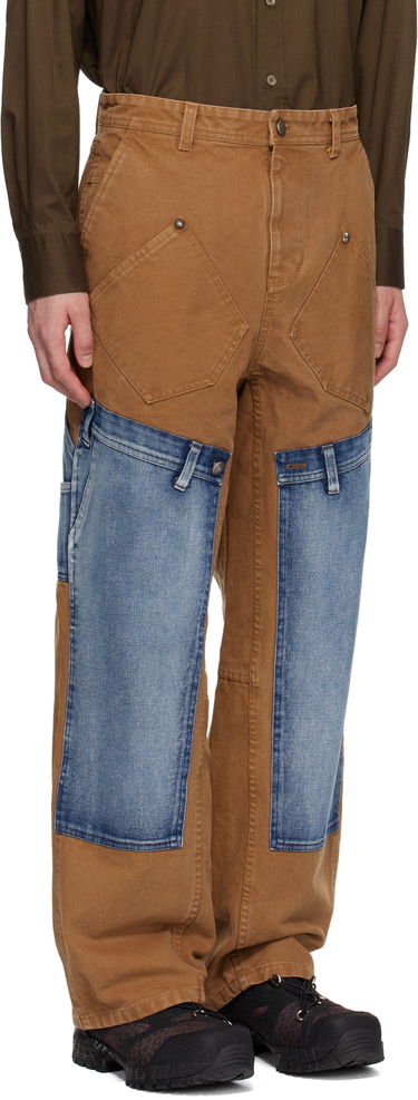 Džínsy Andersson Bell Andersson Bell Re-Make Carpenter Jeans Hnedá | apa810u, 1