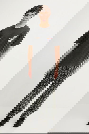 Džínsy DAILY PAPER Acid Wash Patterned Wide Leg Velvet Rahul Jeans Rôznofarebný | 2521032, 4