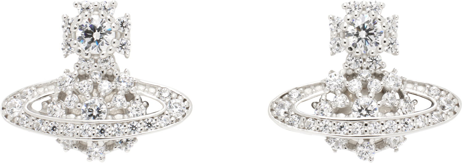 Náušnice Vivienne Westwood Vivienne Westwood Narcissa Crystal Orb Earrings Metalická | 62010317-01P102-SM, 0