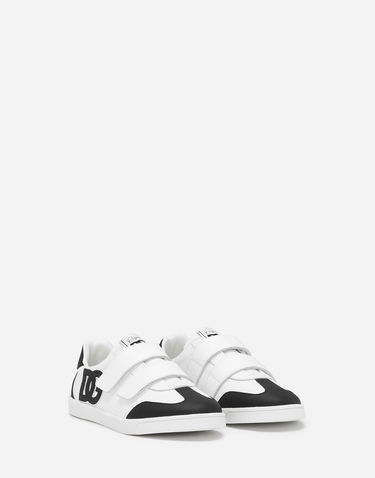 Tenisky a topánky Dolce & Gabbana DG Original Calfskin Low-Top With DG Logo Biela | DA5254A104889697, 1