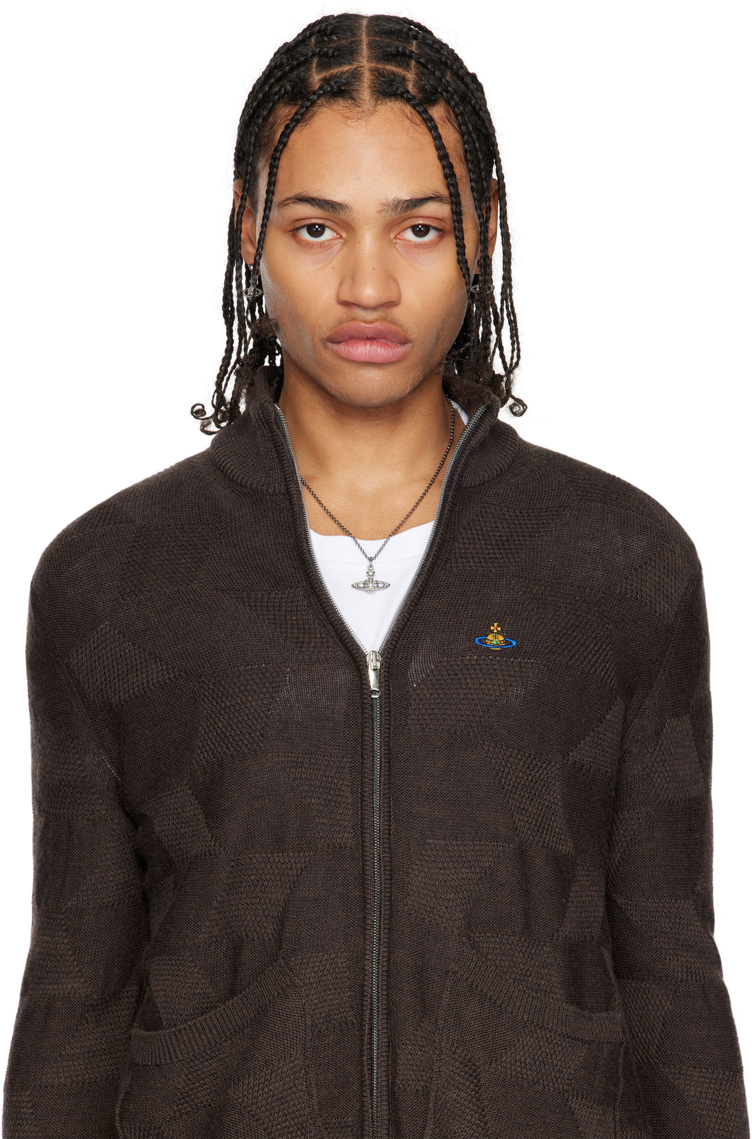 Náhrdelník Vivienne Westwood Mini Bas Relief Pendant Necklace Metalická | 63020086-02S108-CN, 1