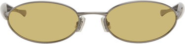 Slnečné okuliare Bottega Veneta Bottega Veneta Oval Sunglasses Metalická | BV1386S-002, 0