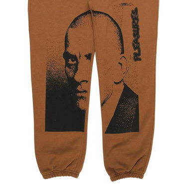 Tepláky Pleasures Brown Backbone Sweatpants Hnedá | P21F004, 2