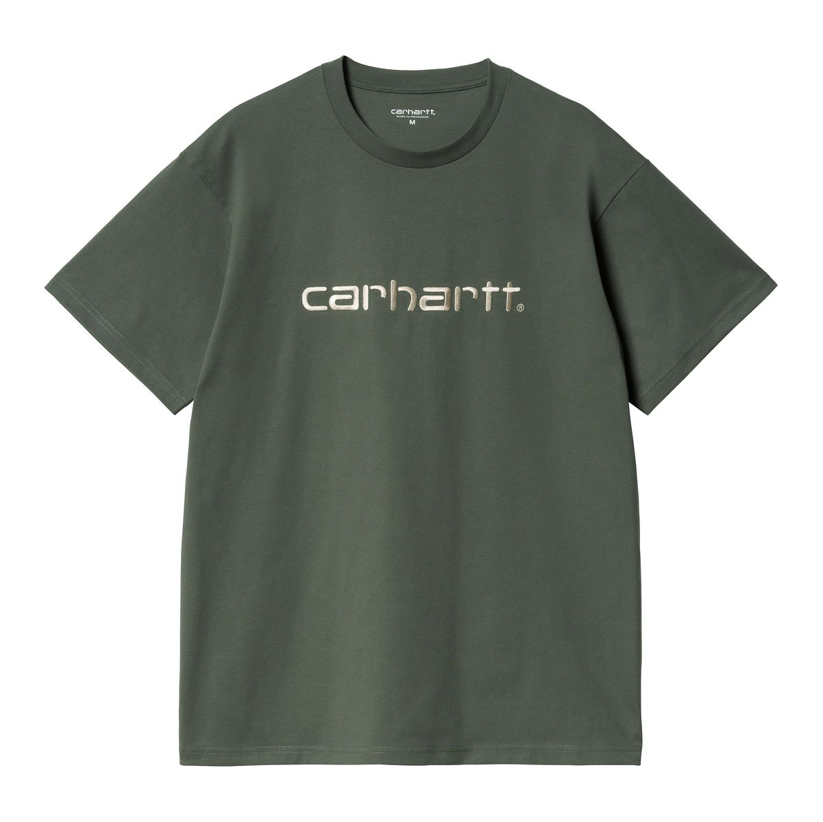 Tričko Carhartt WIP Embroidery T-shirt Zelené | A191022_2IR_XX, 1