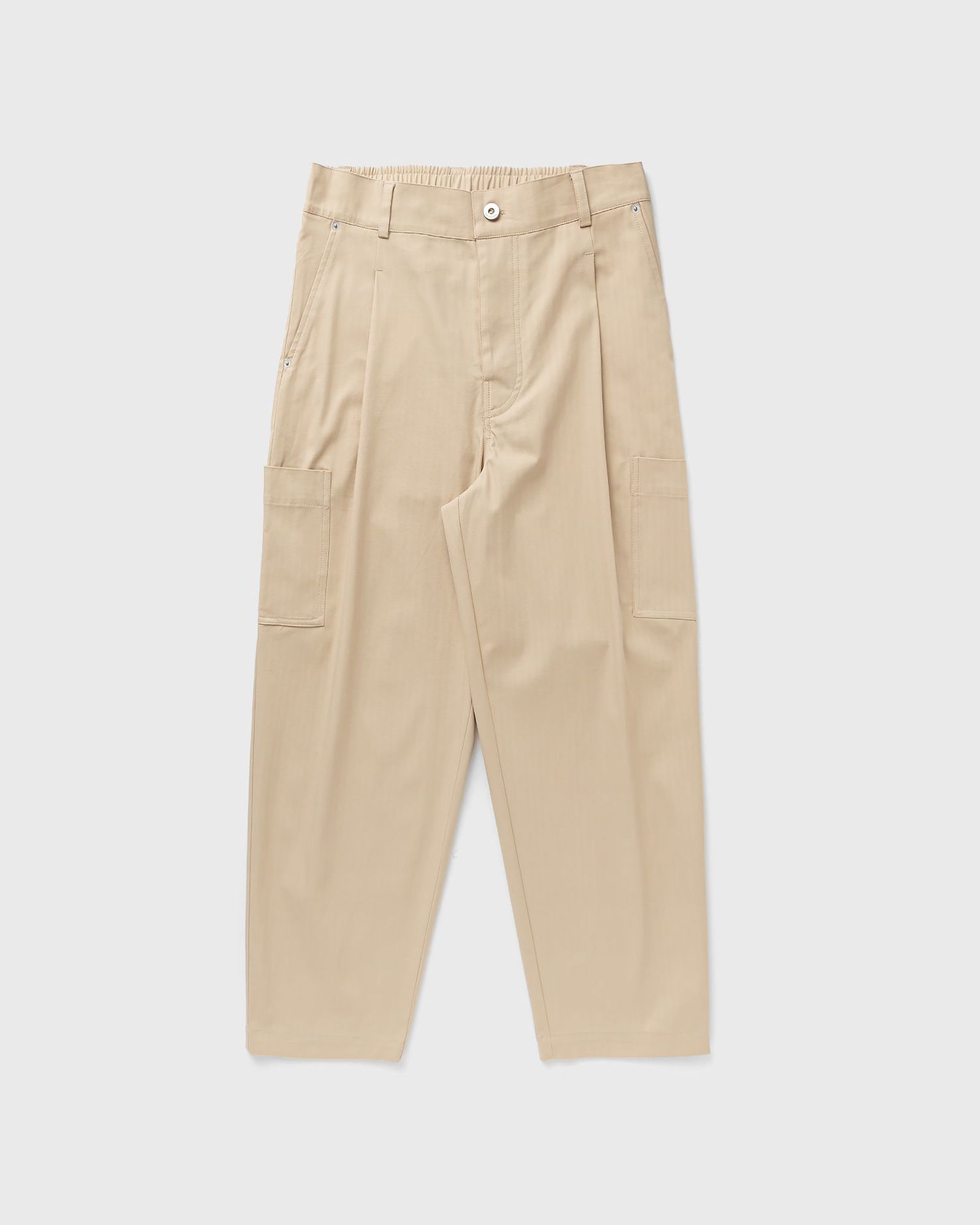 Cargo nohavice Drôle de Monsieur Drôle de Monsieur Le Pantalon Cropped Twill Casual Pants XL Béžová | F-BP155-CO206-BG, 0