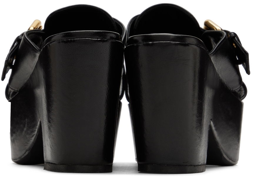 Oblečenie BY FAR BY FAR Lenka Platform Heeled Sandals Čierna | 22SSLNKMBLGLS, 1