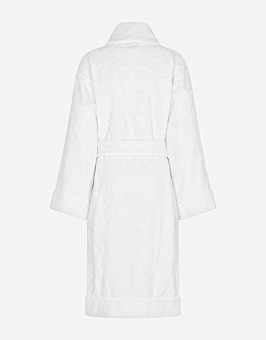 Pyžamo Dolce & Gabbana Terry Cotton Bath Robe Biela | TCF009TCAGMU0011, 1