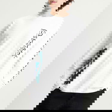 Tričko By Parra Parra Your Face Graphic Long Sleeve T-Shirt Biela | 53521-WHT, 2