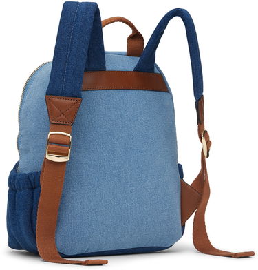 Batoh CHLOÉ Chloé Embroidered Denim Backpack Modrá | C20280, 2