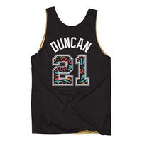 Mitchell & Ness Spurs Tim Duncan Reversible Mesh Tank