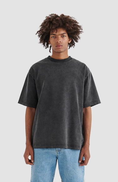 Tričko AXEL ARIGATO Wes Distressed T-Shirt Čierna | A2225001, 8