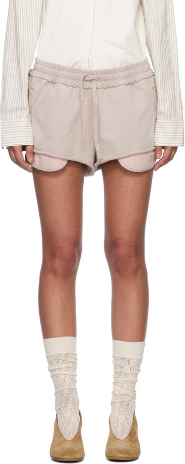Šortky Acne Studios Acne Studios Appliqué Shorts Ružová | AE0080-, 0