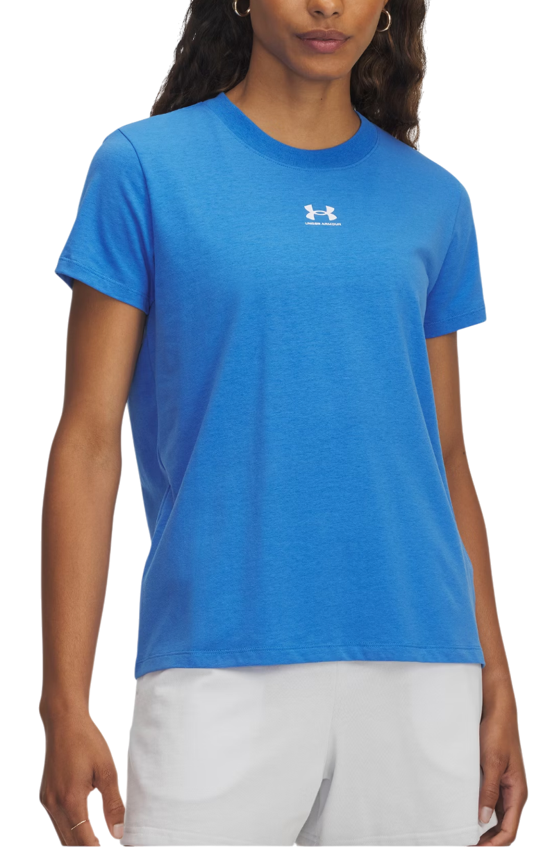 Tričko Under Armour Under Armour Rival Core Short Sleeve T-Shirt Modrá | 1383648-402