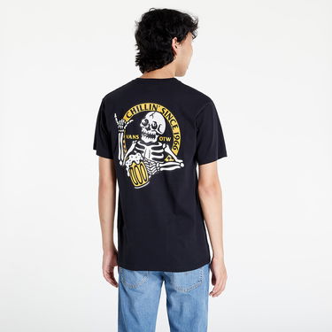 Tričko Vans Chillin Since 66 T-Shirt Čierna | VN0A7S6GBLK1, 4