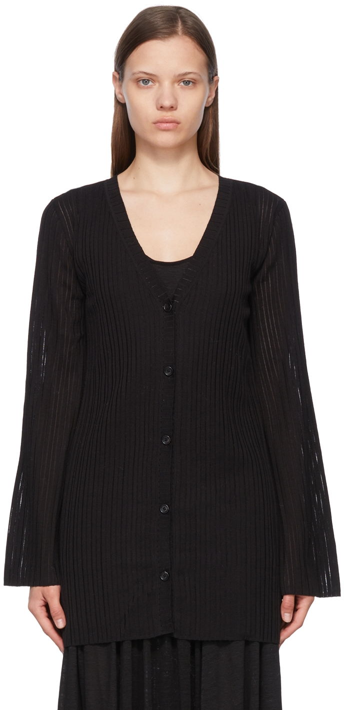 Sveter CHLOÉ Silk Buttoned Cardigan Čierna | CHC22UMC05520, 0