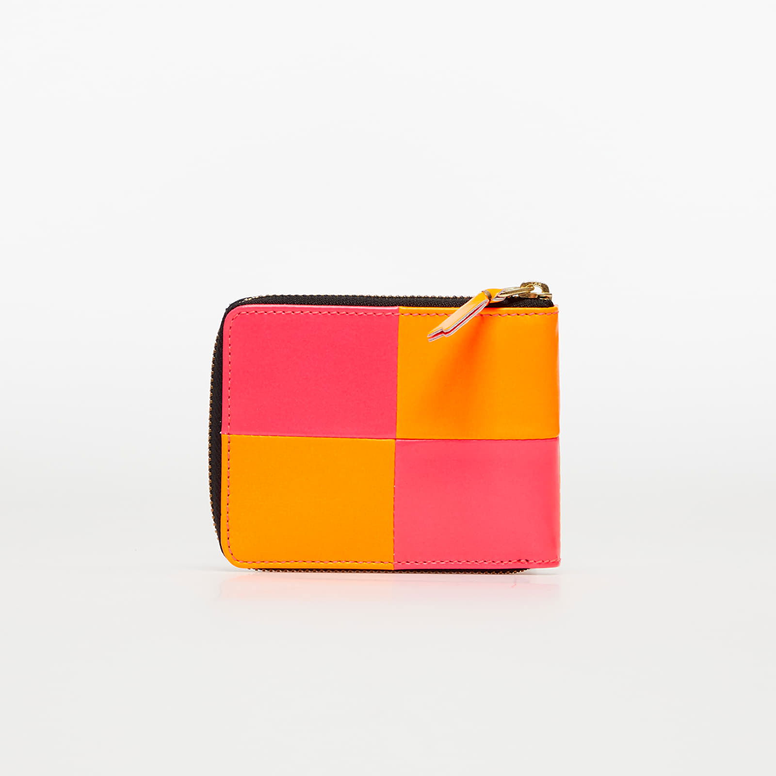 Fluo Squares Wallet Light Orange/ Pink