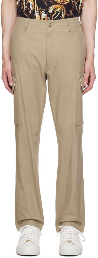 Cargo nohavice Paul Smith Paul Smith Cargo Pants with Elasticized Waistband Béžová | M1R-417Y-L01314, 0