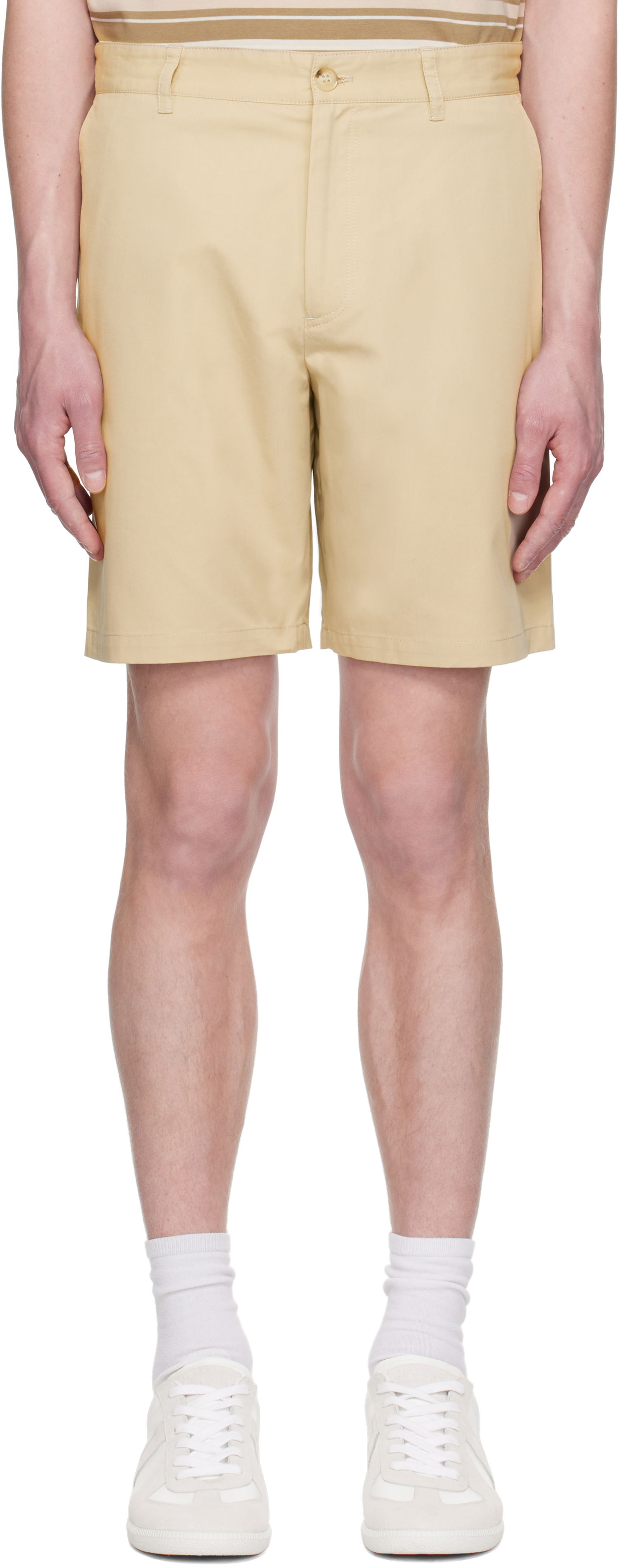 Šortky MAISON KITSUNÉ Maison Kitsuné Casual Shorts Béžová | OM01413WW9031, 0