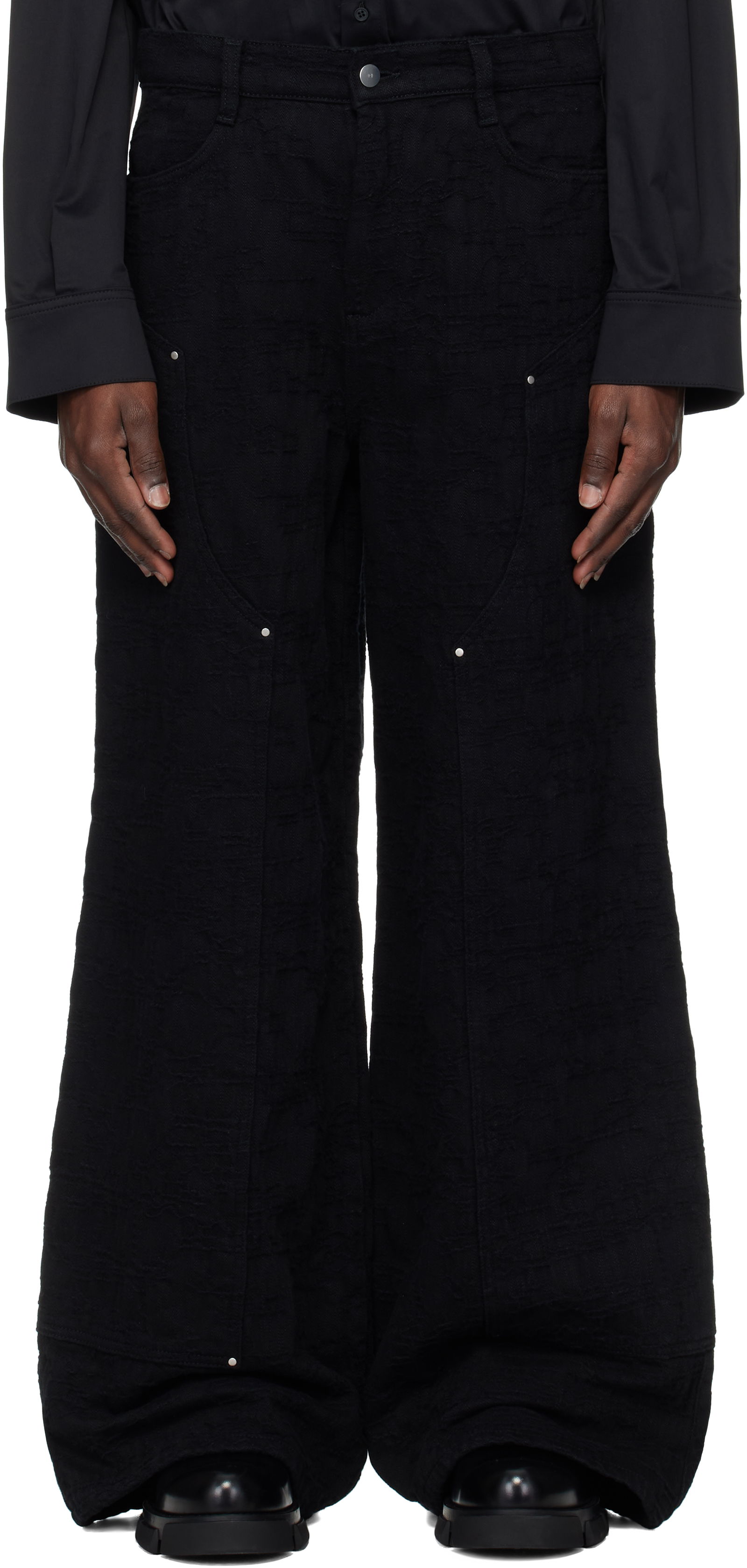 Heliot Emil Perceptual Wide-Leg Jeans