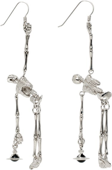Náušnice Vivienne Westwood Skeleton Earrings Metalická | 6203008Q-02P107-, 1