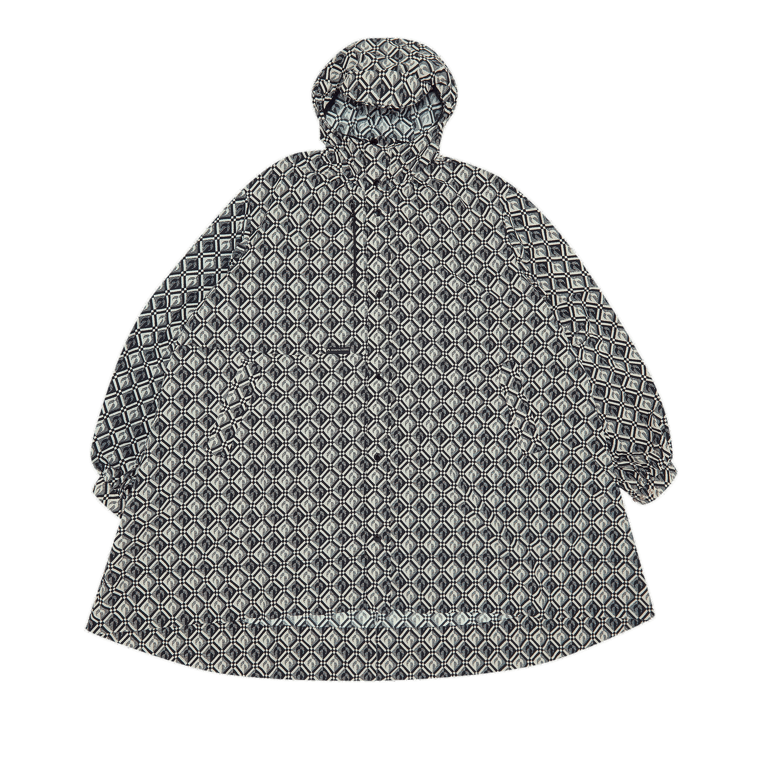 Vetrovka Marine Serre Moon Diamant A Line Windbreaker Rôznofarebný | C038W22W WOTPA021 00, 0