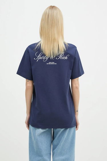 Tričko Sporty & Rich Sporty & Rich Vendome Resort T-Shirt Navy | TO043511248BL32, 5