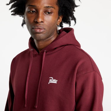 Mikina Patta Basic Hooded Sweater Vínová | POC-BC-HS-018, 4