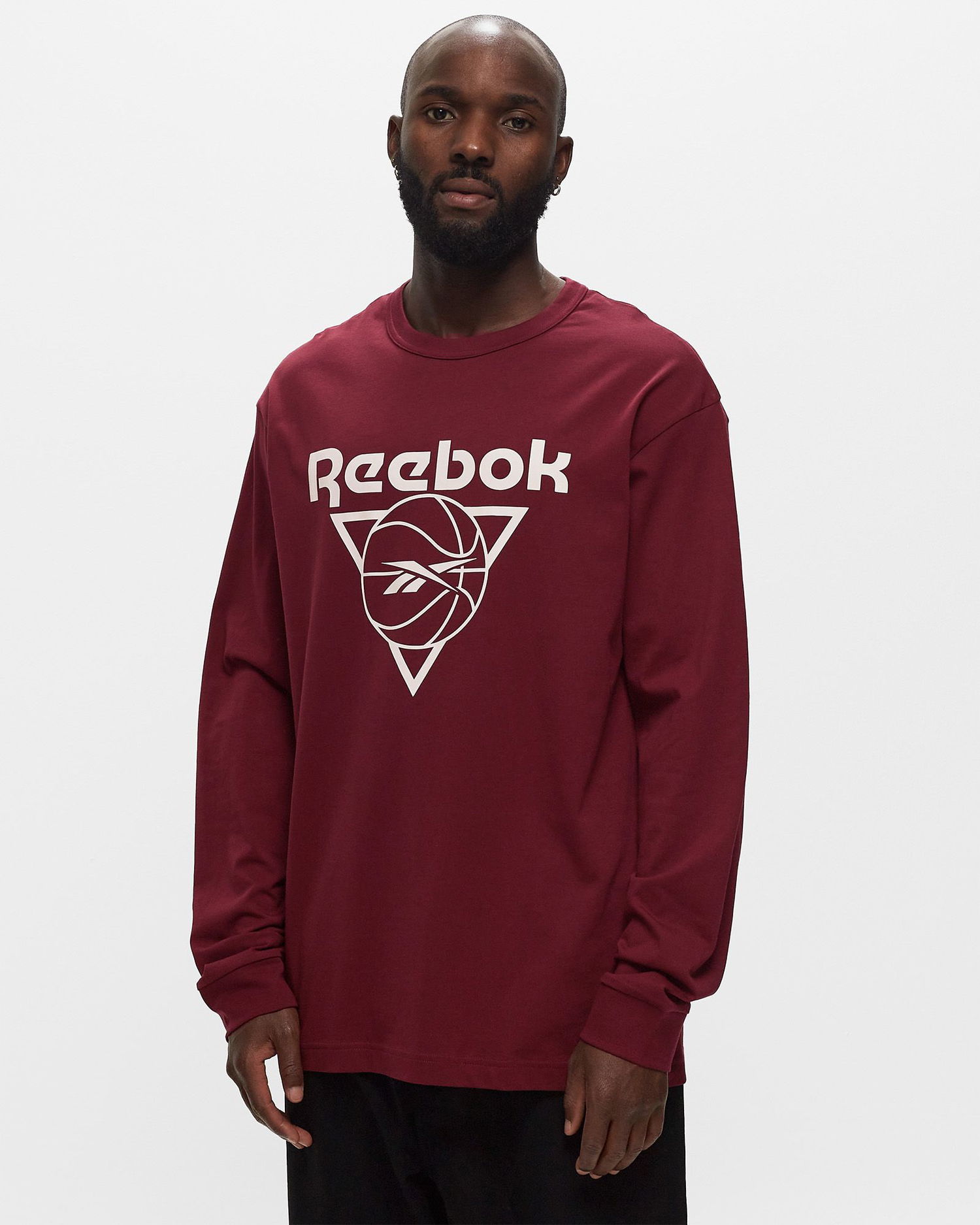 Tričko Reebok BB SEASONAL LS TEE Červená | 100070714, 1