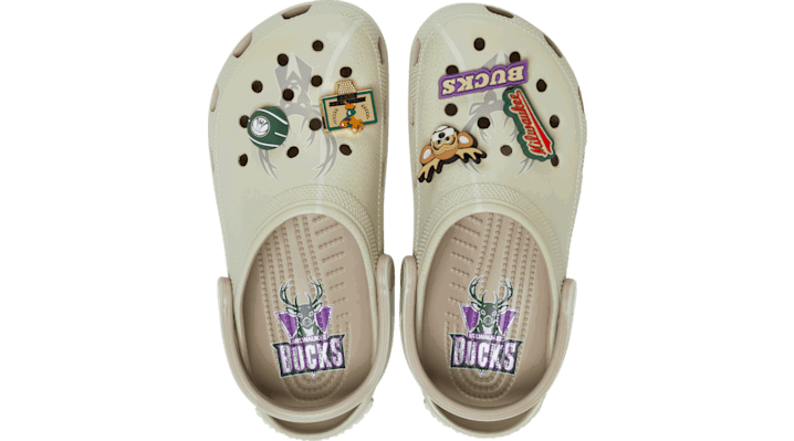 Tenisky a topánky Crocs NBA Bucks Elevated Classic Clogs Béžová | 210252-90H, 0