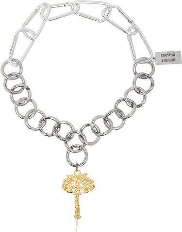Náhrdelník Chopova Lowena Chopova Lowena Fly Away Chain Necklace with Carabiner Clasp and Gold-Tone Pendant Metalická | 6591, 0