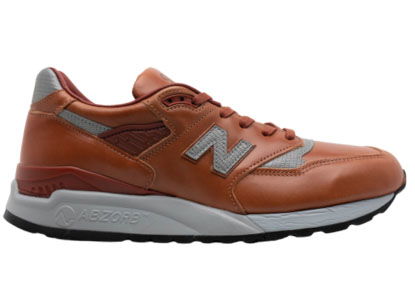 Tenisky a topánky New Balance 998 MiUSA Horween Leather Age of Exploraation Hnedá | M998BESP, 0