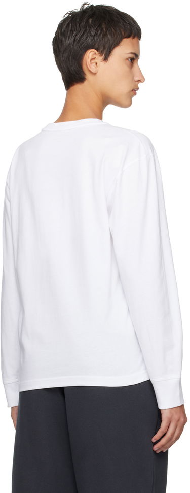 Tričko Alexander Wang Puff Long Sleeve T-Shirt Biela | 4CC3221356, 2