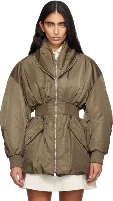 Bomber bunda Givenchy Hourglass Padded Bomber Jacket Zelené | BW00TH14JD305, 0