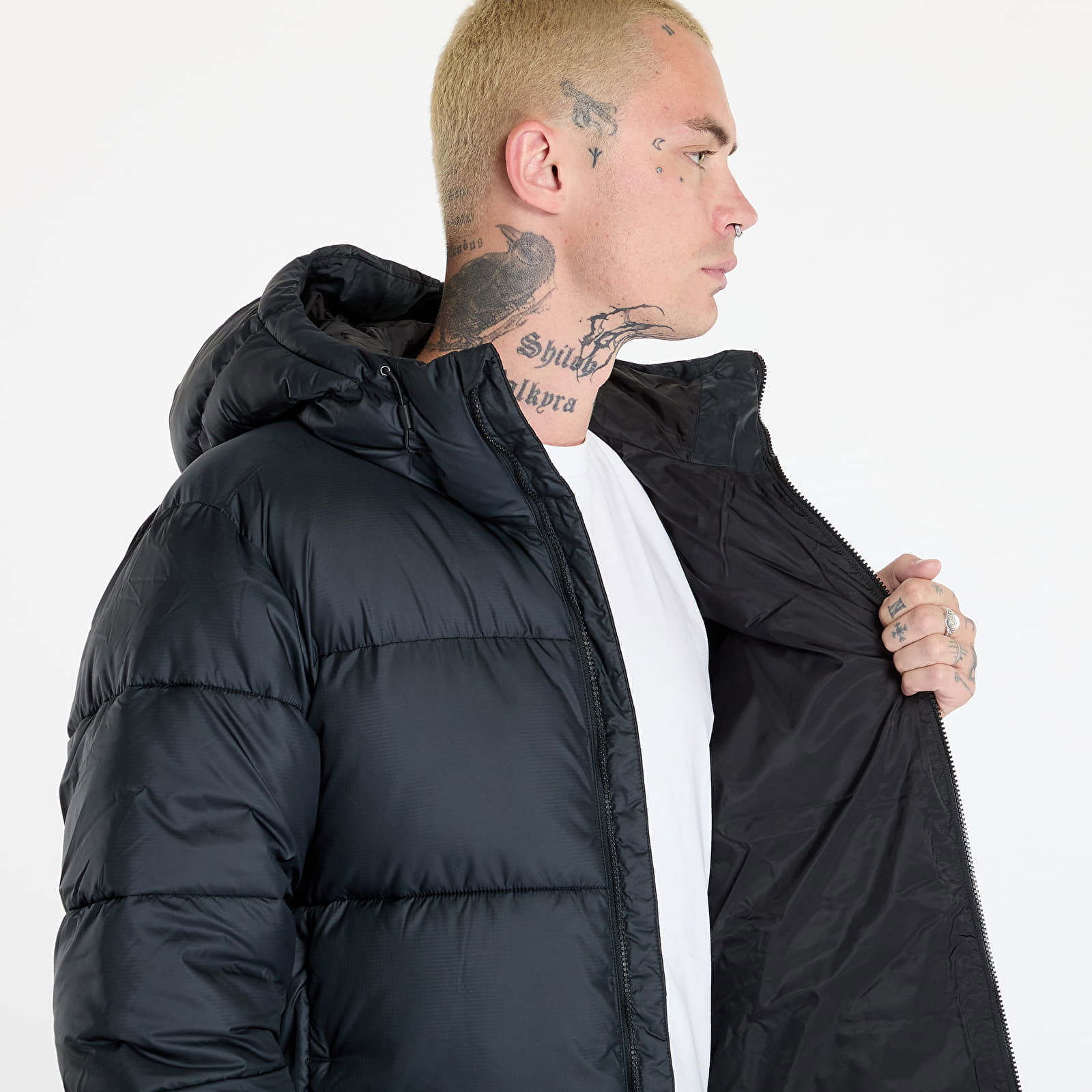 Puffect Long Parka Black