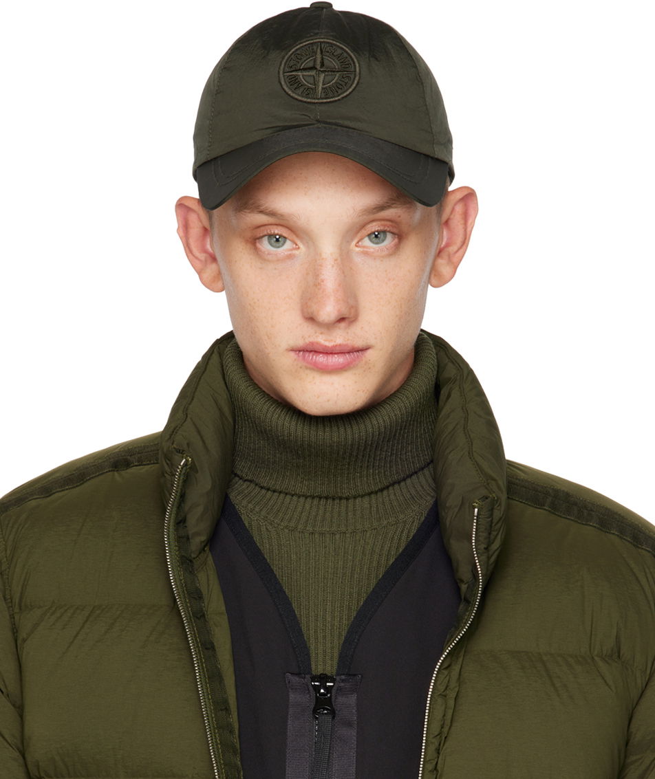 Šiltovka Stone Island Embroidered Cap Zelené | 791599576, 0