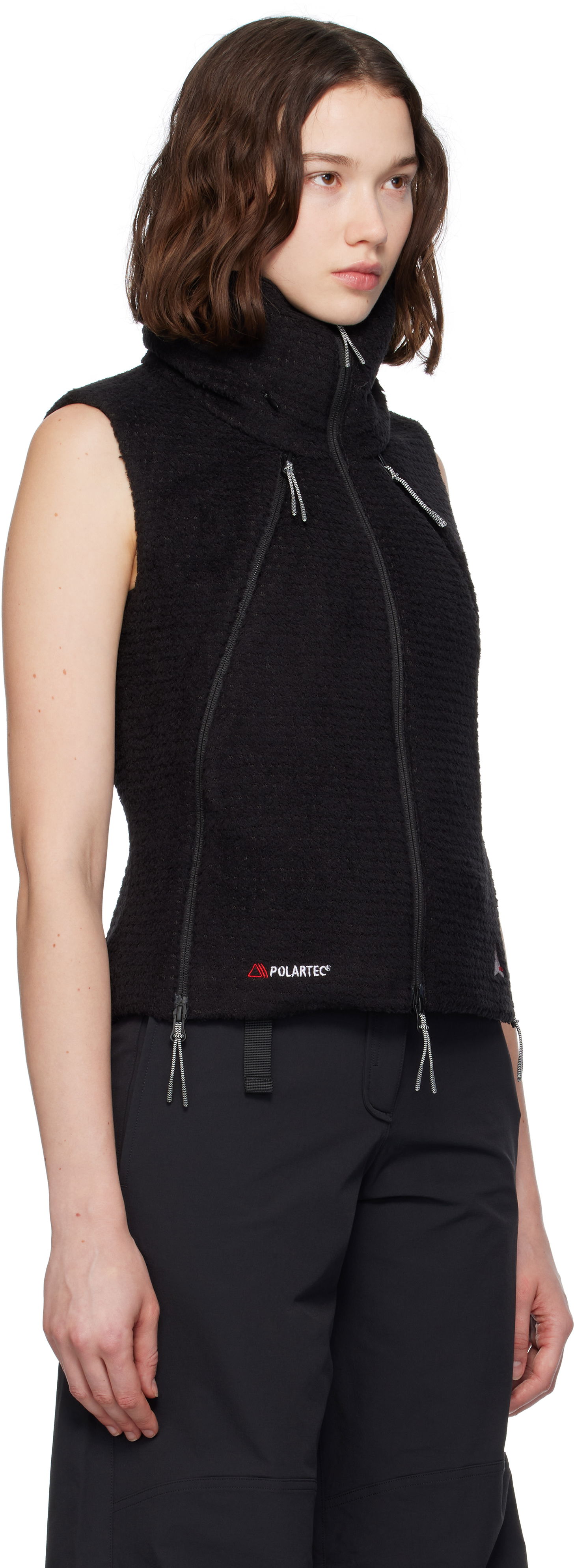Vesta ROA ROA High Loft Fleece Vest Čierna | RBWW004FA02, 1