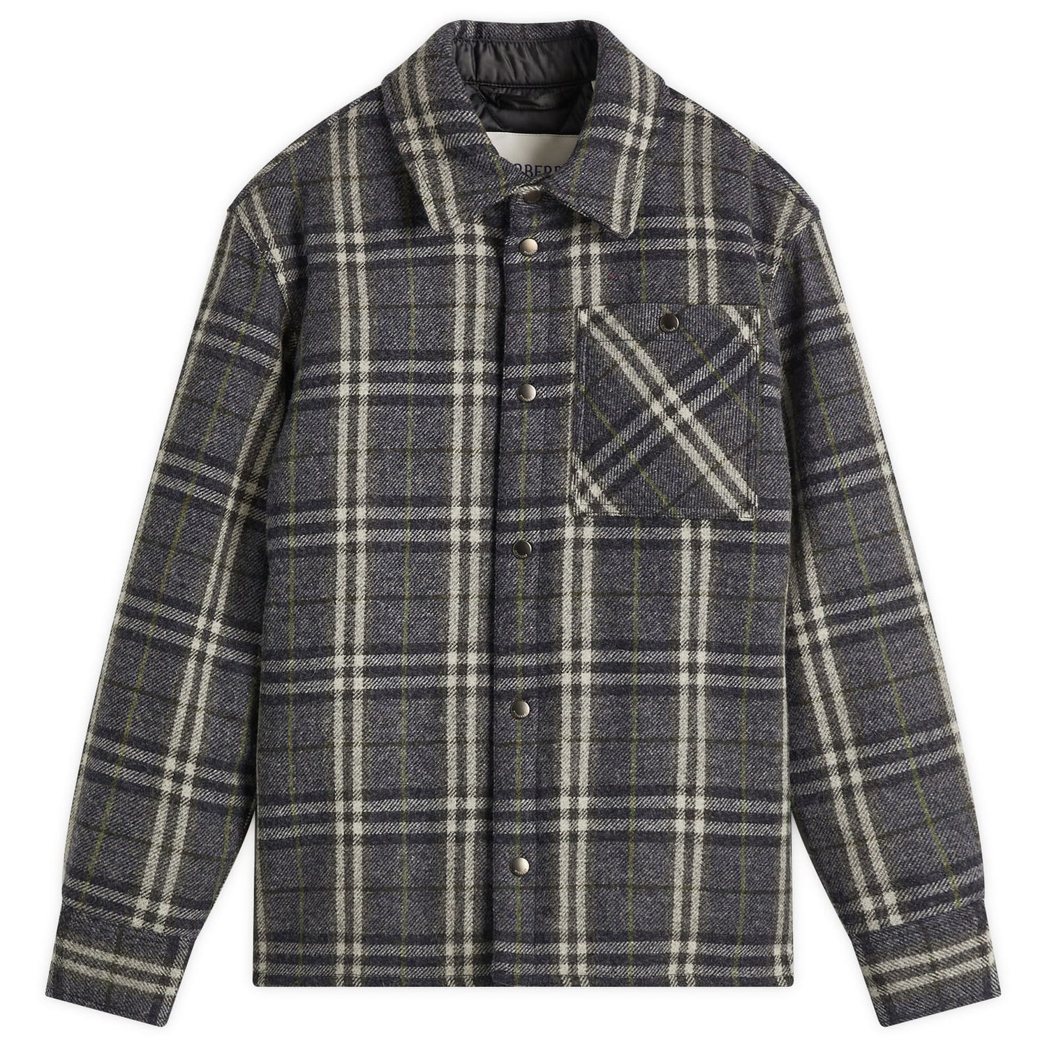 Košeľa Burberry Burberry Wadded Check Overshirt, Size Large Šedá | 8102224-A5924, 0