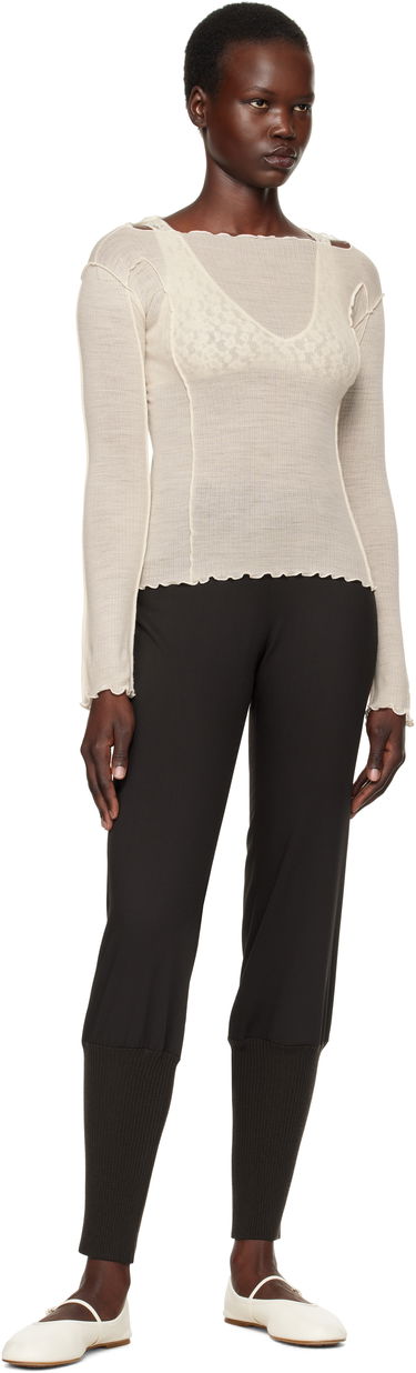 Tričko Baserange Omato Long Sleeve T-Shirt Biela | TTML-WO-SP25, 3