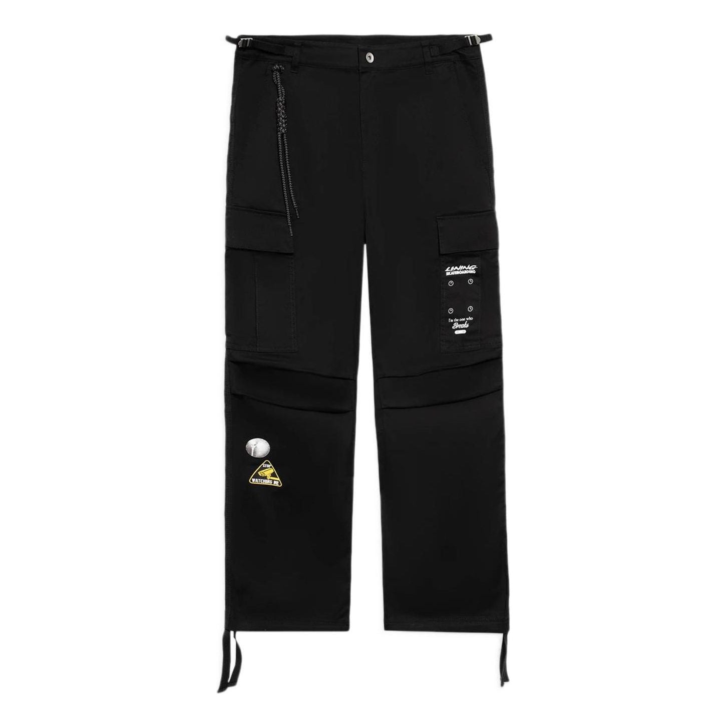 Cargo nohavice Li-Ning Skateboarding Graphic Cargo Pants Čierna | AKXS153-5, 0