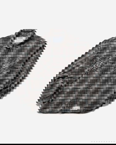 Košeľa Neighborhood Savage Tartan Check Longsleeve Shirt Šedá | 251AQNH-SHM01 GY×SX, 0