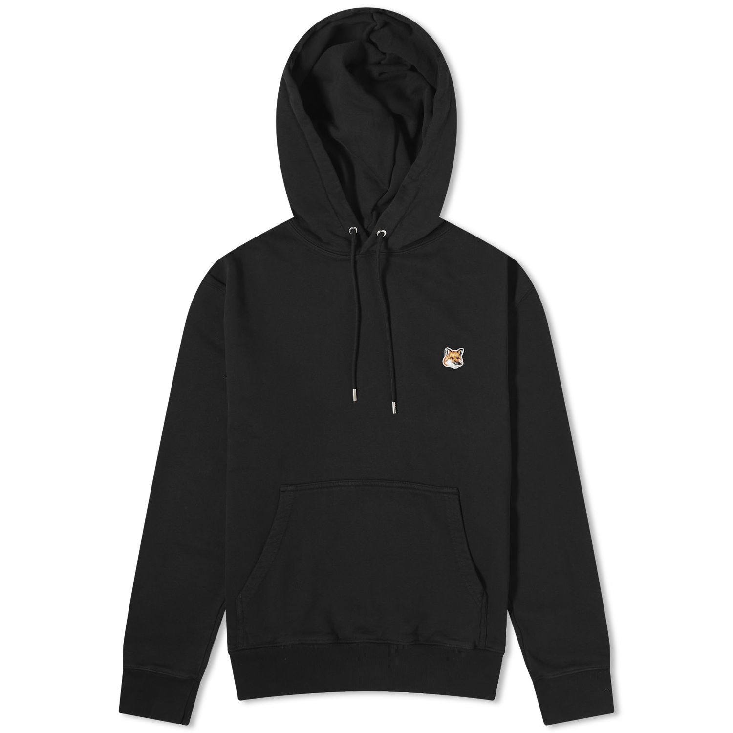 Mikina MAISON KITSUNÉ Patch Regular Hoodie Čierna | LM00702KM0001-P199, 0