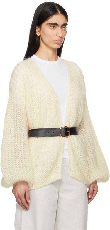 Sveter TOTEME TOTEME Puffed Cardigan Čierna | 252-WRT0465-YA0160, 4