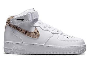 Tenisky a topánky Nike Air Force 1 '07 Mid White Snake Swoosh W Biela | DD9625-101, 0